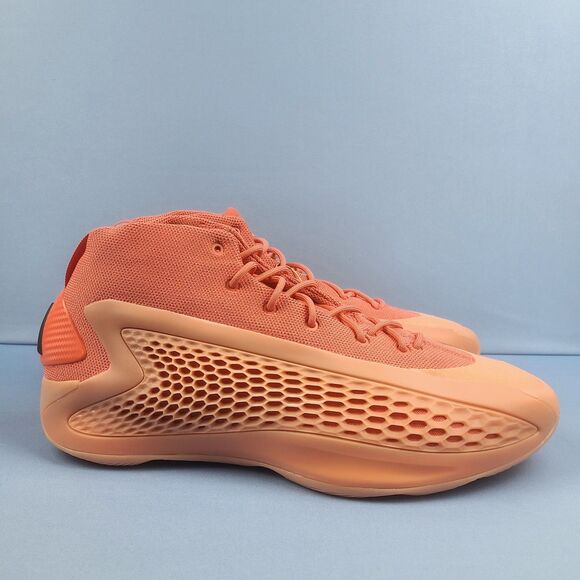 Adidas AE 1 Mens Size 14 Georgia Red Clay Athletic Basketball Shoes Coral IF1863 - Picture 3 of 16